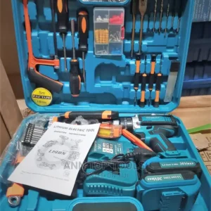 Cordless Makita Drill Set 118pcs | 2batteries | 36v