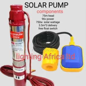 Dc 96v 750w max head 75meters Submersible Water Pump