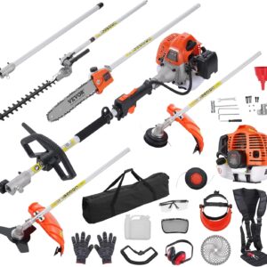 Gasoline brush cutter 2 stroke 5 in 1 multiple blades